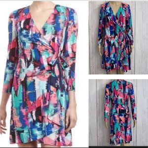 BCBGMAXAZRIA Adele Wrap Dress